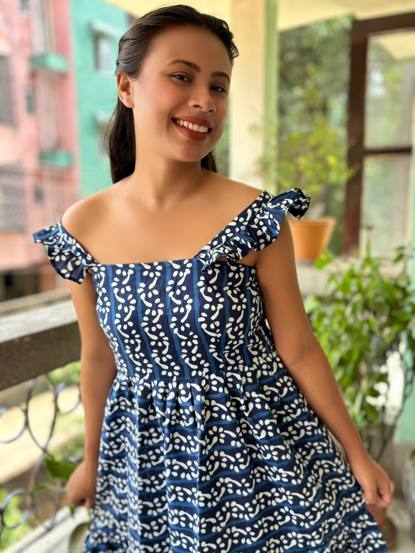 Indigo dress