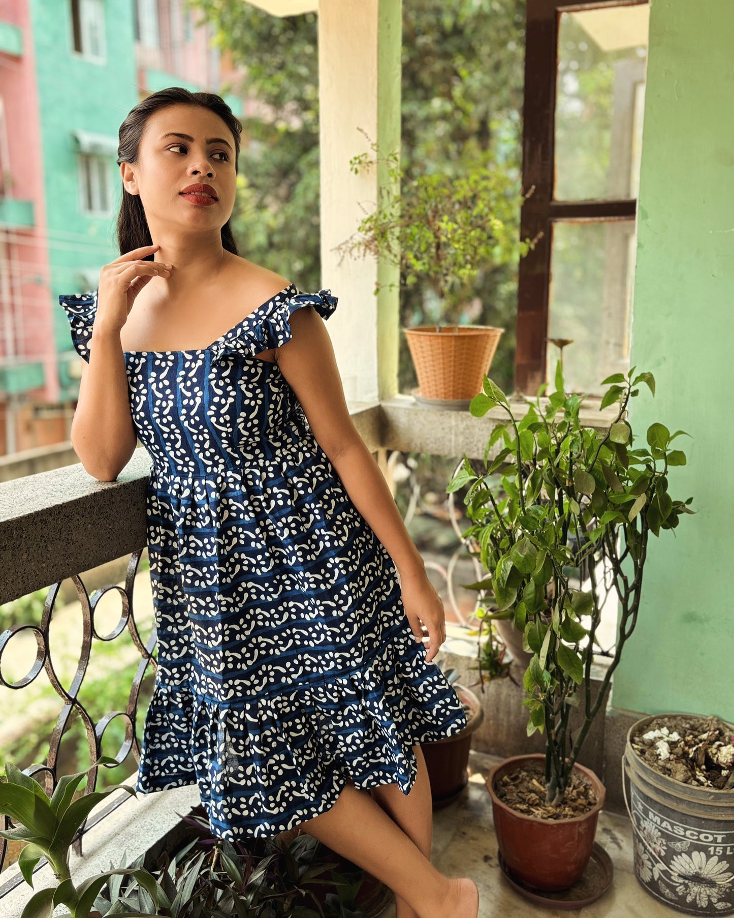 Indigo dress