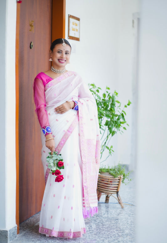 Gulab saree in pink