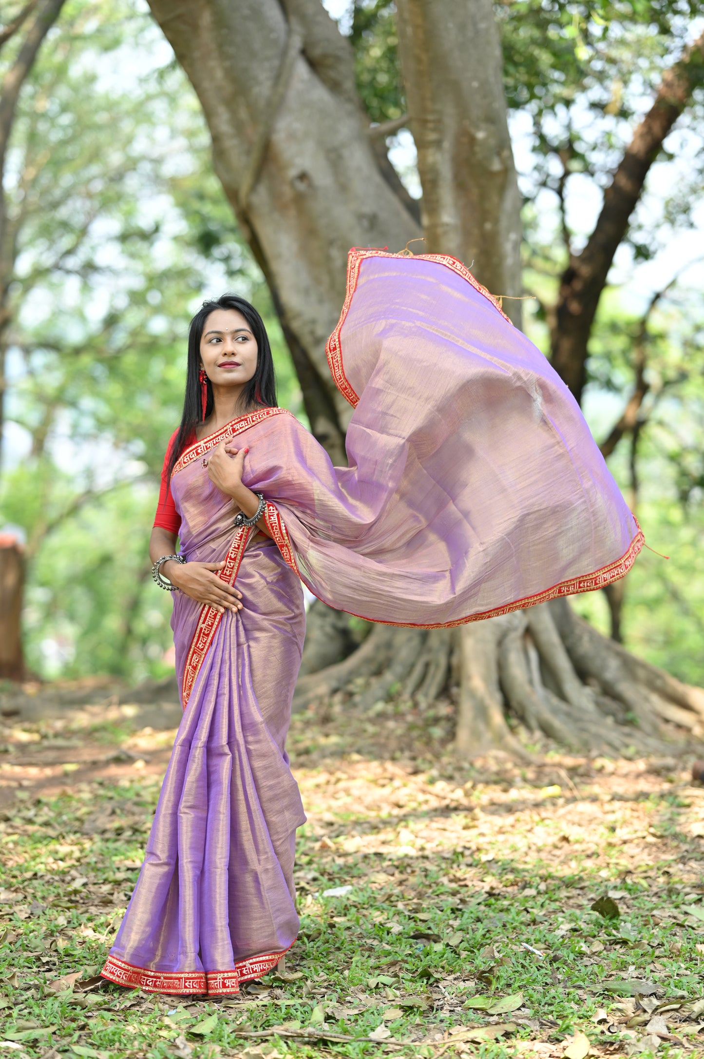 Saubhagyavati bhava tissue saree